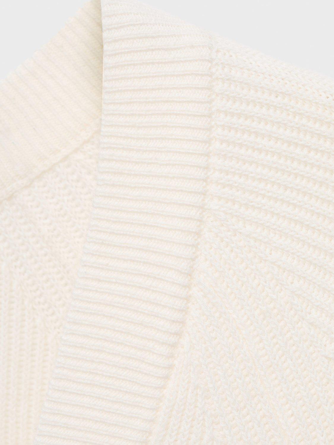 Product image 9 of 9, which shows Mango Hodei Cotton Blend Cardigan, Natural White, XL