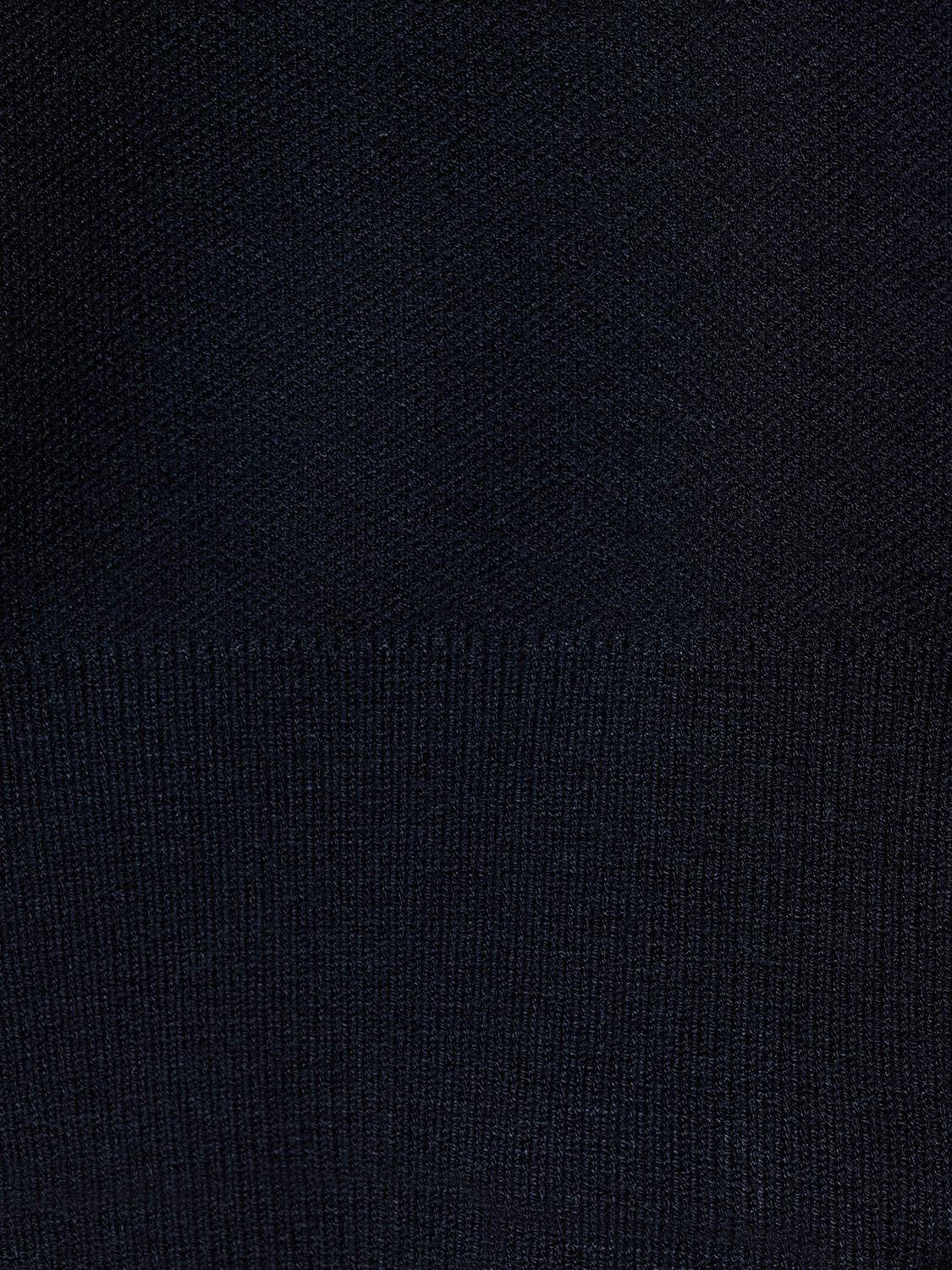 Product image 5 of 8, which shows Mango Luxusc Knitted Zip Cardigan, Navy, S