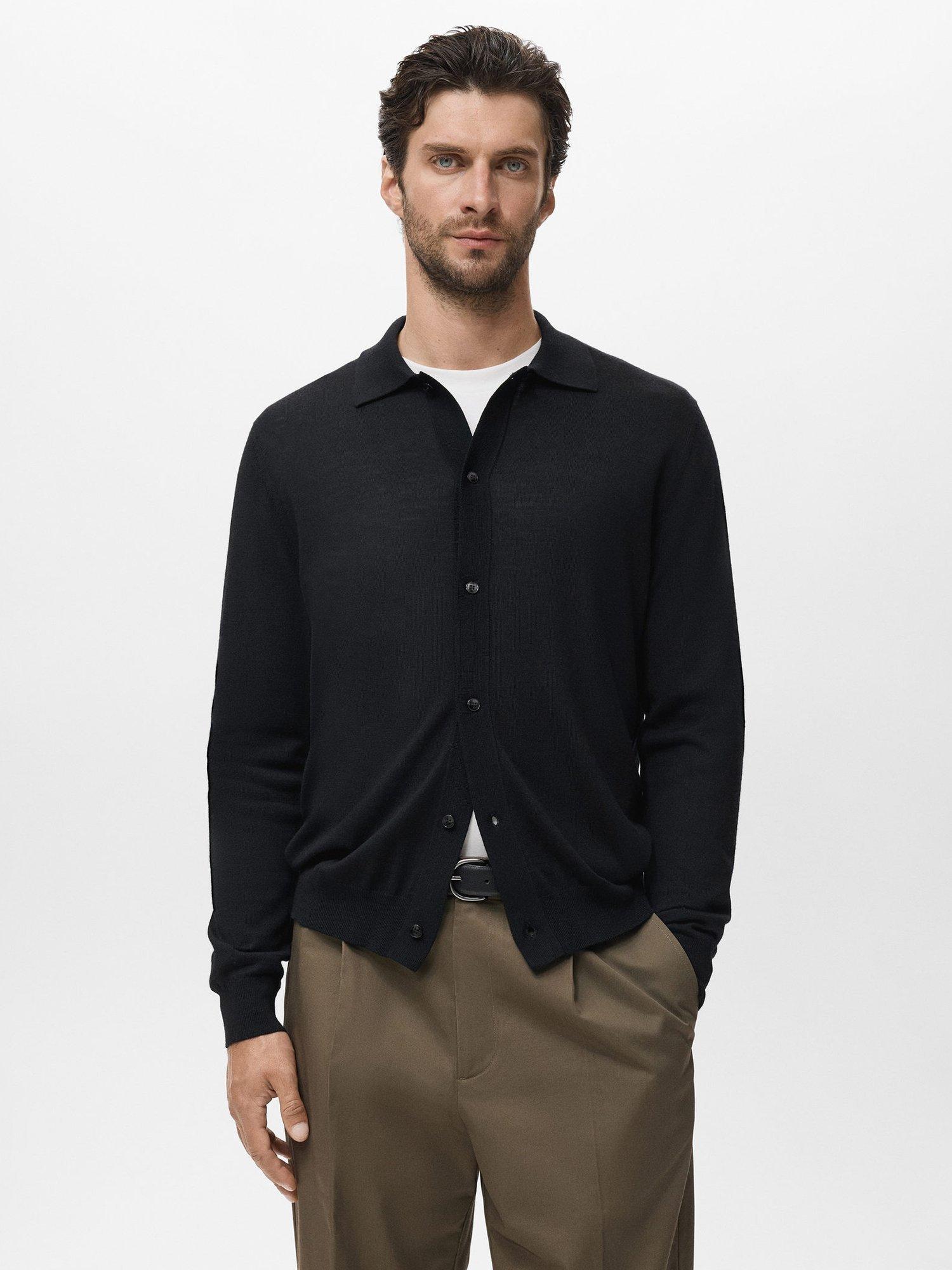 Mango Willy Wool Long Sleeve Collar Shirt