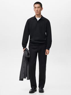 Mango Bola Collar Neck Sweatshirt - view 2, Black