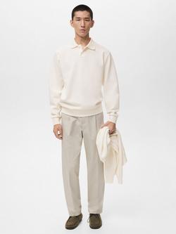 Mango Bola Collar Neck Sweatshirt - view 2, White