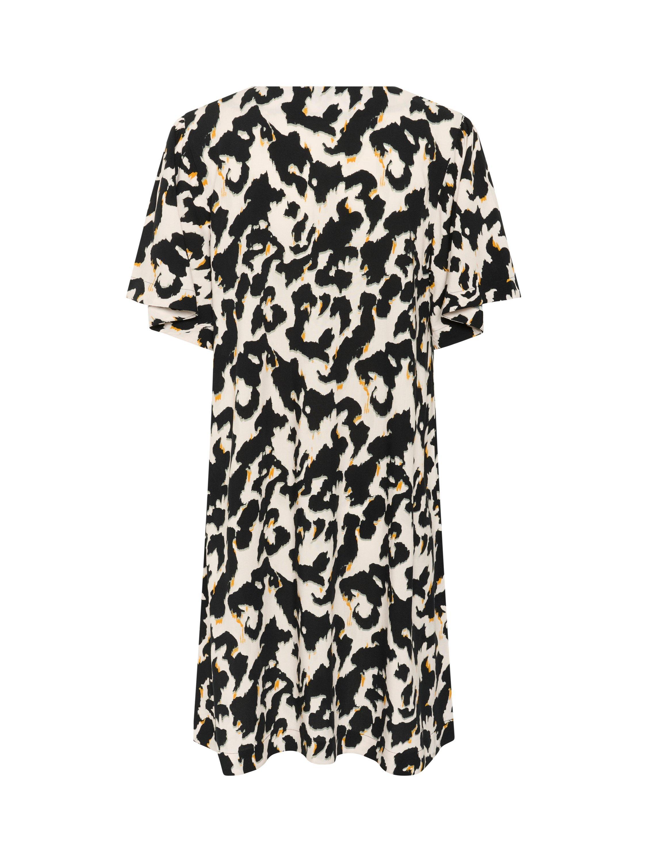 Product image 6 of 6, which shows Saint Tropez Marca Animal Print Dress, Multi, XS