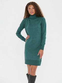Saint Tropez Mila Roll Neck Jumper Dress, June Bug Melange, June Bug Melange