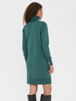 Saint Tropez Mila Roll Neck Jumper Dress, June Bug Melange - view 2, June Bug Melange