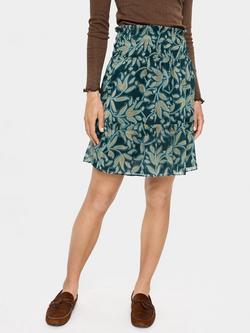 Saint Tropez Maxine Floral Mini Skirt, Pine Autumn, Pine Autumn