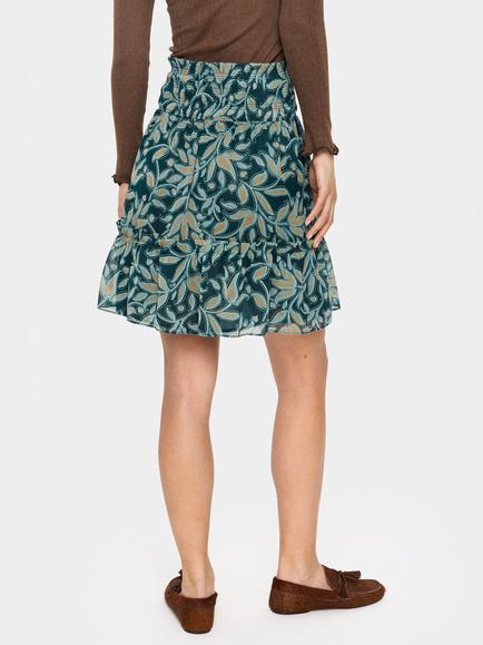 Saint Tropez Maxine Floral Mini Skirt, Pine Autumn - view 2, Pine Autumn