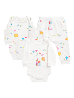 From Babies with Love Baby Bodysuits and Joggers Set, Multi - view 2, Multi
