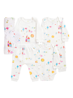 From Babies with Love Cotton Baby Gift Set, Neutral/Multi - view 2, Neutral/Multi