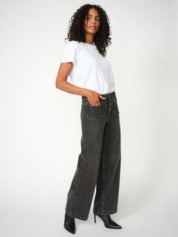 MOS MOSH Colette Flared Jeans, Grey, Grey