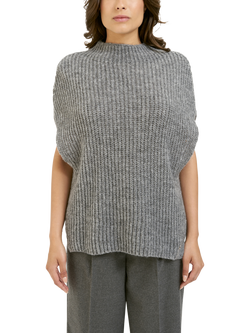 Smith & Soul Funnel Neck Stand Collar Jumper, Dark Grey