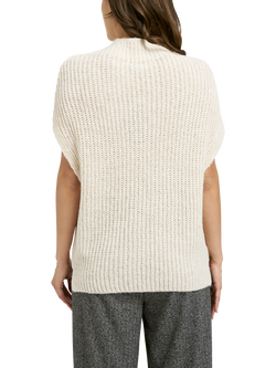 Smith & Soul Funnel Neck Stand Collar Jumper - view 2, Wool White
