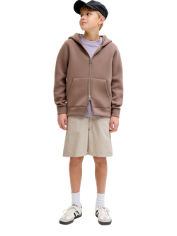 Jack & Jones Kids' TONY Relaxed Fit Denim Shorts, Monnbeam, Monnbeam