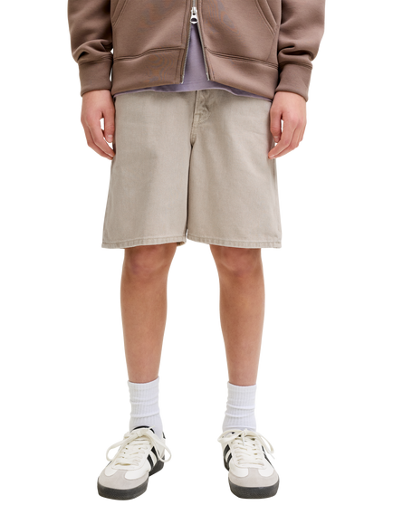 Jack & Jones Kids' TONY Relaxed Fit Denim Shorts, Monnbeam - view 2, Monnbeam