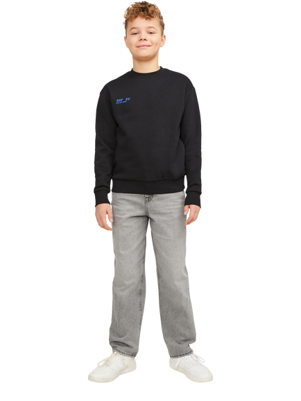 Jack & Jones Kids MINI Chris Relaxed Jeans, Grey Denim, Grey Denim