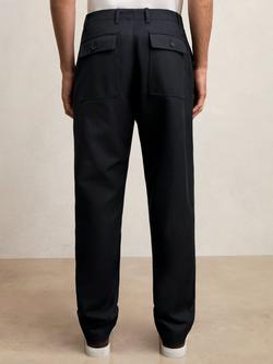 Reiss Preach Wide Utility Trousers, Navy - view 2, Navy