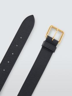 Mulberry Unisex Leather Belt, Black - view 2, Black