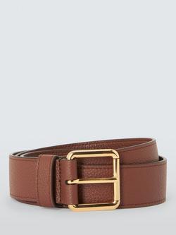 Mulberry Unisex Leather Belt, Oak, Oak
