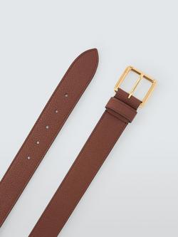 Mulberry Unisex Leather Belt, Oak - view 2, Oak