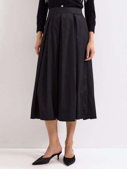 Phase Eight Trinity Pleated Skirt, Black