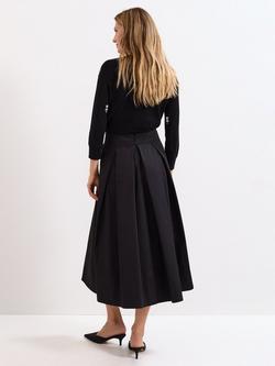 Phase Eight Trinity Pleated Skirt - view 2, Black