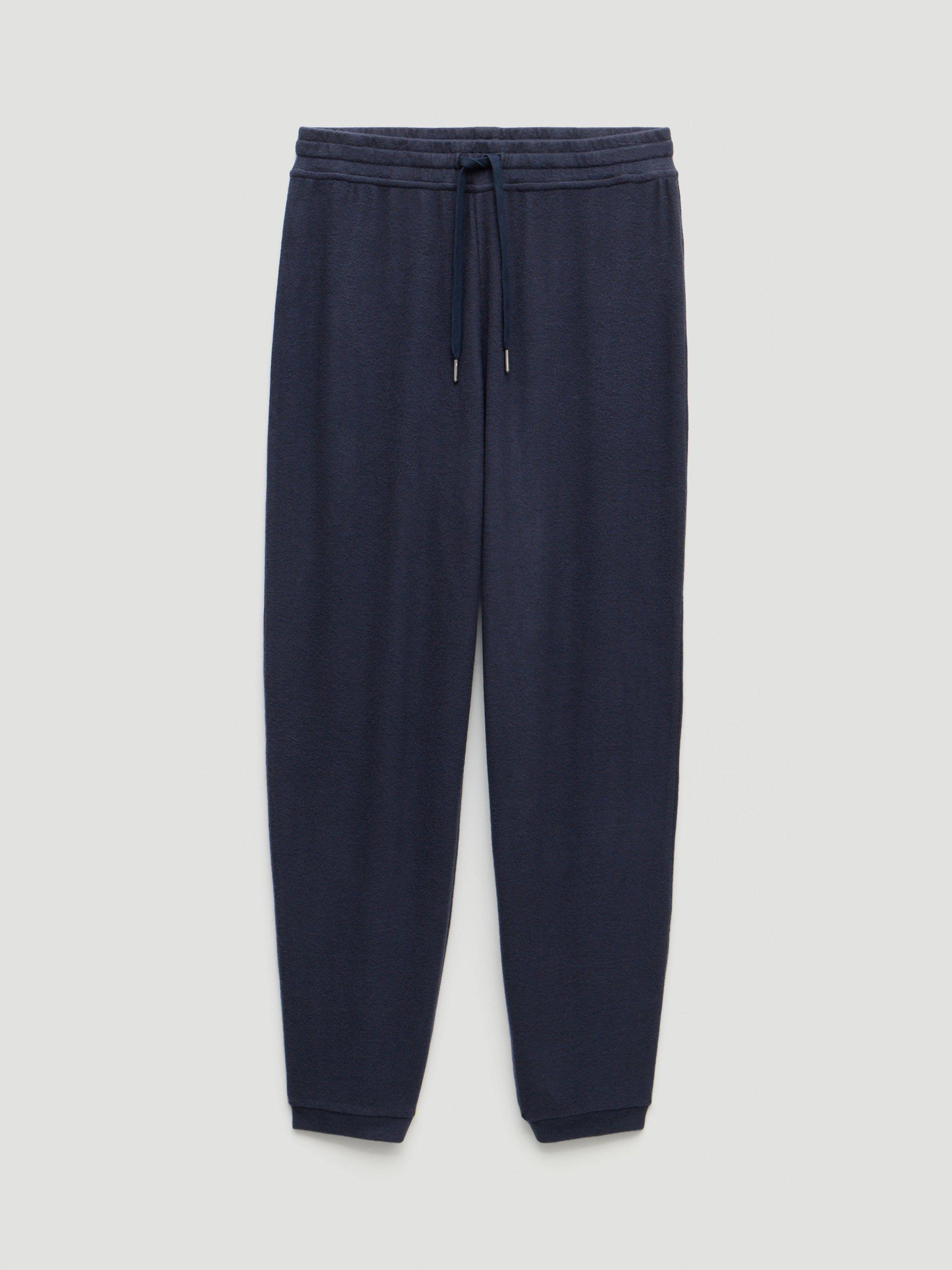 Product image 1 of 1, which shows HUSH Elle Soft Joggers containing LENZING™ ECOVERO™ Viscose, Navy Blue, XXS