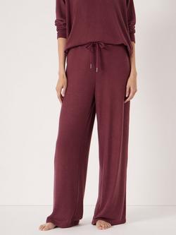 HUSH Super Soft Joggers, Burgundy Purple