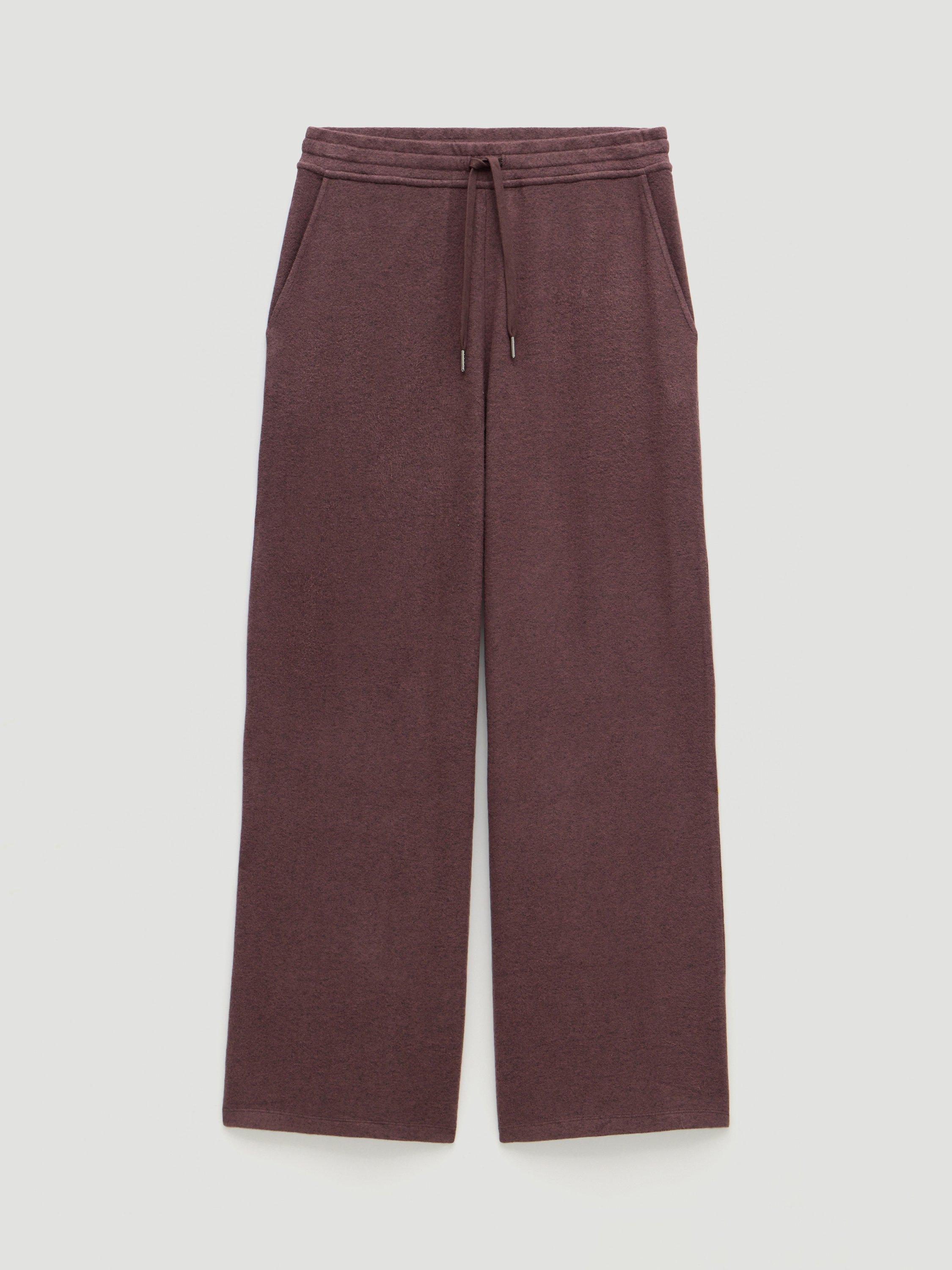 Product image 1 of 1, which shows HUSH Super Soft Joggers, Chocolate Melange, XXS