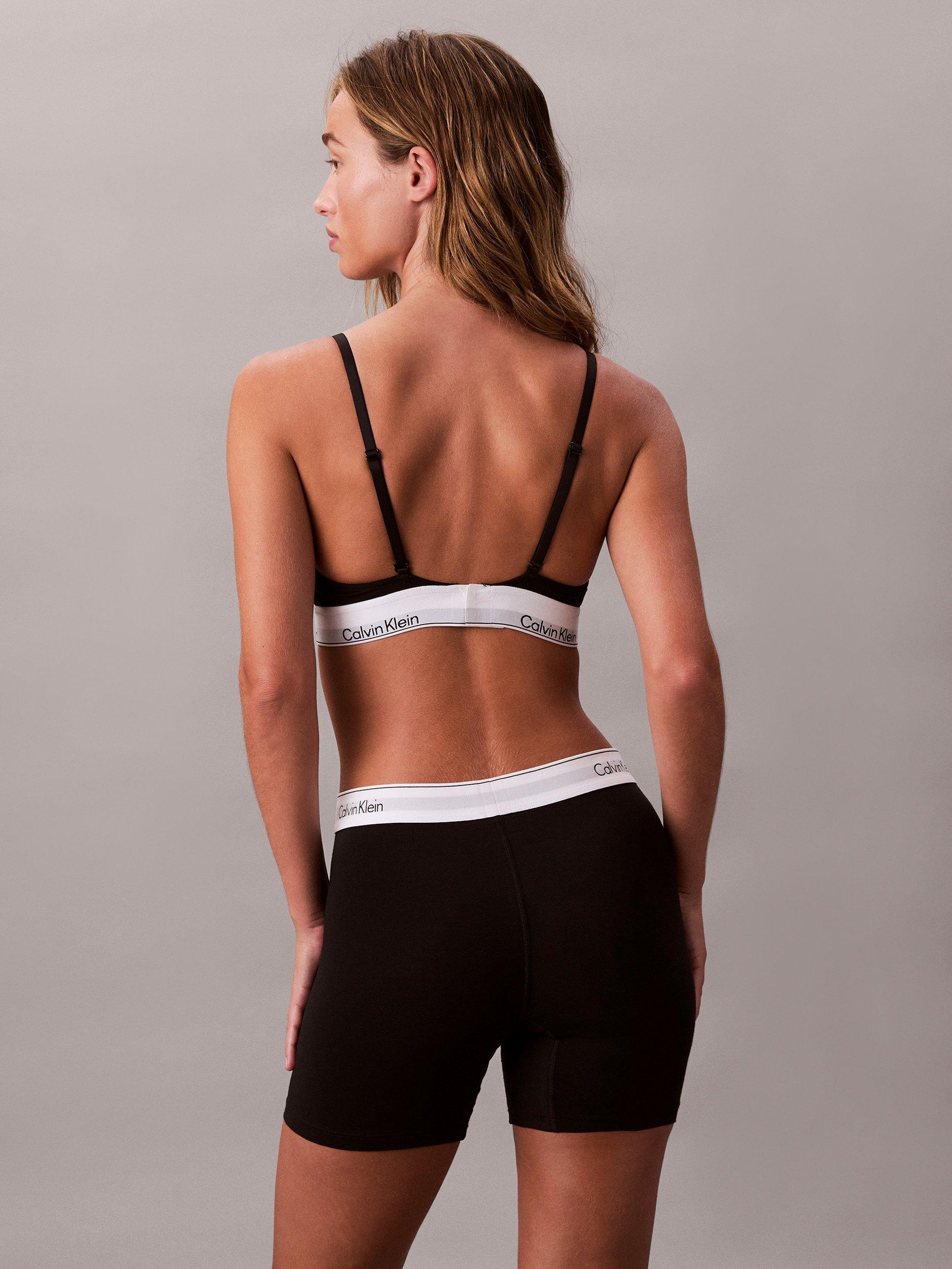 Product image 5 of 6, which shows Calvin Klein Icon Cotton Modal Boxer Briefs, Black, XS