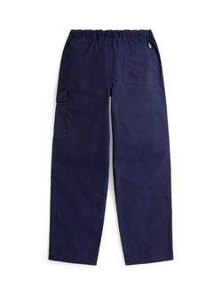 Ralph Lauren Kids' Cotton Utility Trousers, Newport Navy - view 2, Newport Navy