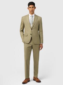 Ted Baker Bern Slim Cut Panama Cloth Blazer, Olive - view 2, Olive