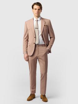 Ted Baker Liena Slim Fit Panama Blazer, Dark Pink - view 2, Dark Pink