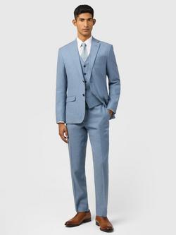 Ted Baker Sintra Herringbone Blazer, Blue - view 2, Blue