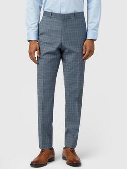 Ted Baker Kotor Check Tailored Trousers, Blue Check, Blue Check