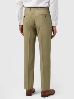 Ted Baker Bern Panama Cloth Tailored Trousers, Olive - view 2, Olive