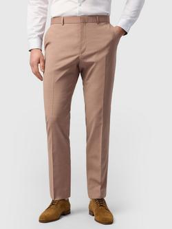 Ted Baker Liena Tailored Panama Trousers, Dark Pink, Dark Pink