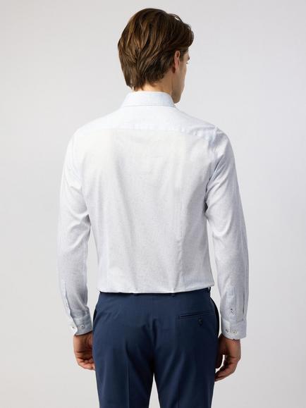 Ted Baker Lucca Floral Print Cotton Blend Slim Fit Shirt, White Print - view 2, White Print