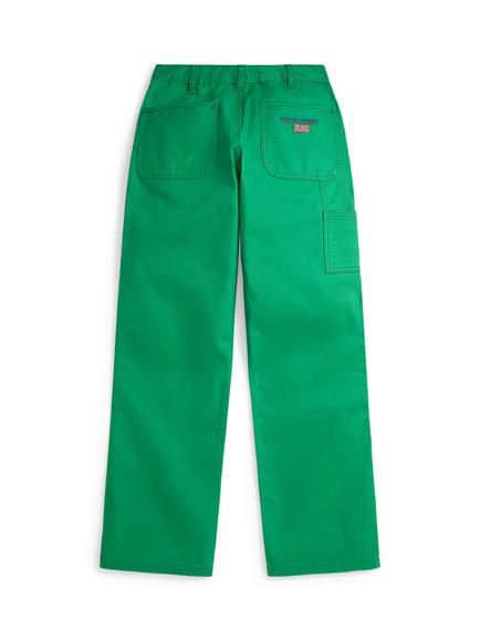 Ralph Lauren Kids' Polo Sport Denim Jeans, Cruise Green - view 2, Cruise Green