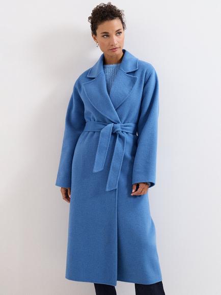 Phase Eight Darcy Wool Blend Coat, Blue, Blue