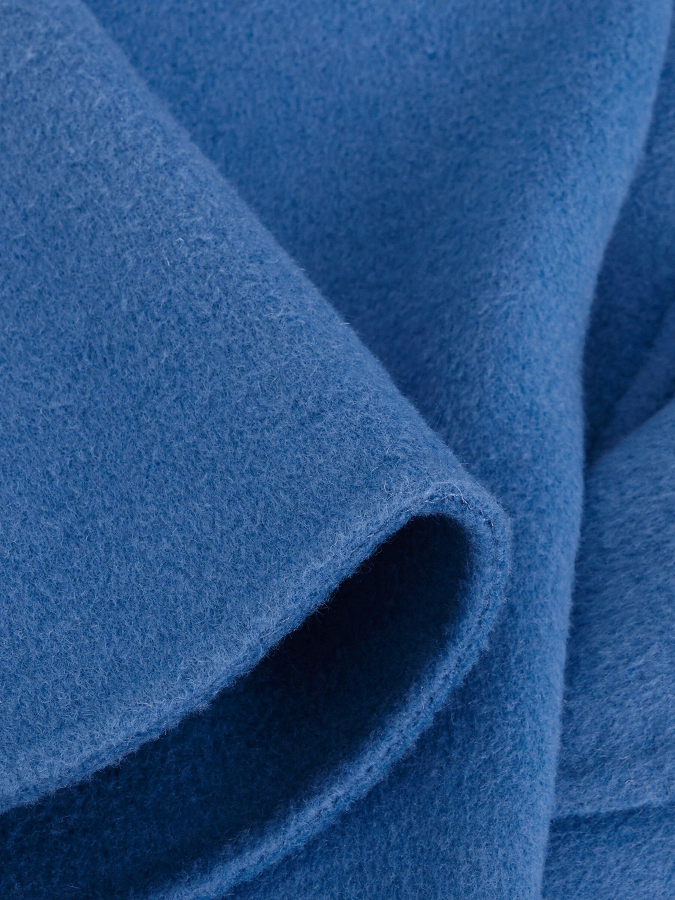 Product image 6 of 9, which shows Phase Eight Darcy Wool Blend Coat, Blue, XS