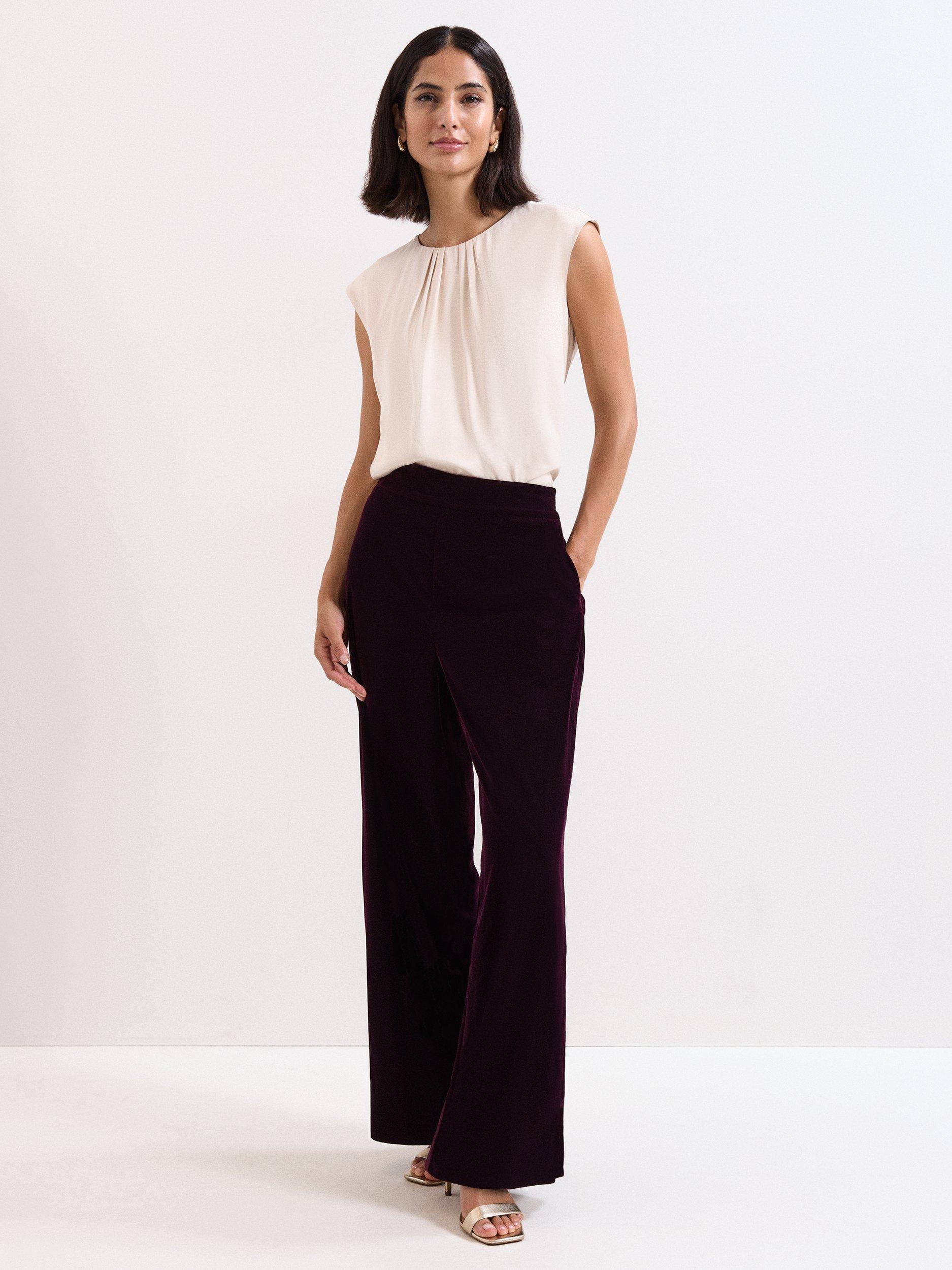 Product image 3 of 8, which shows Phase Eight Elsie Satin Top, Ivory, 8