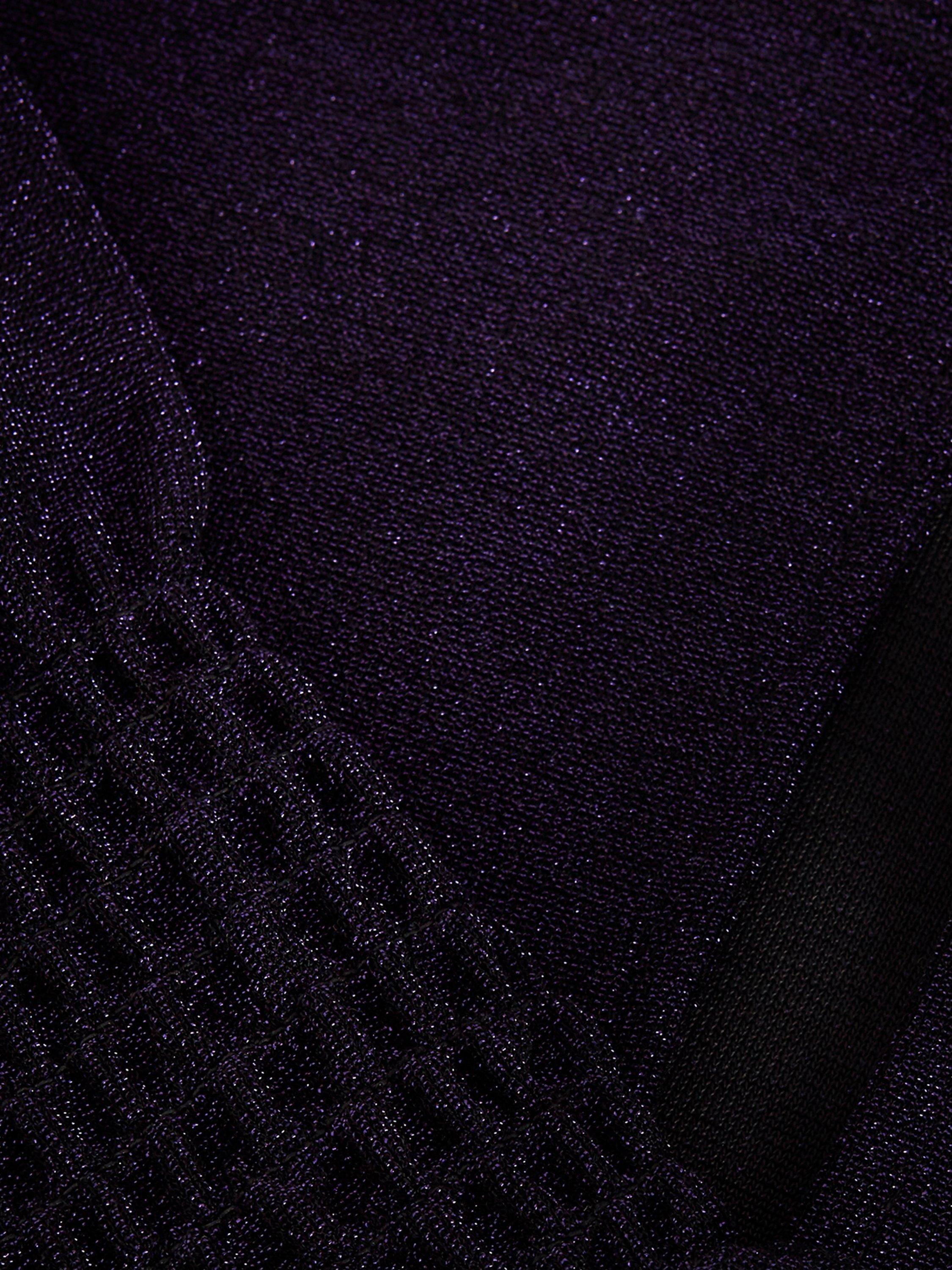 Product image 6 of 9, which shows Phase Eight Imogen Shimmer Top, Purple, 8
