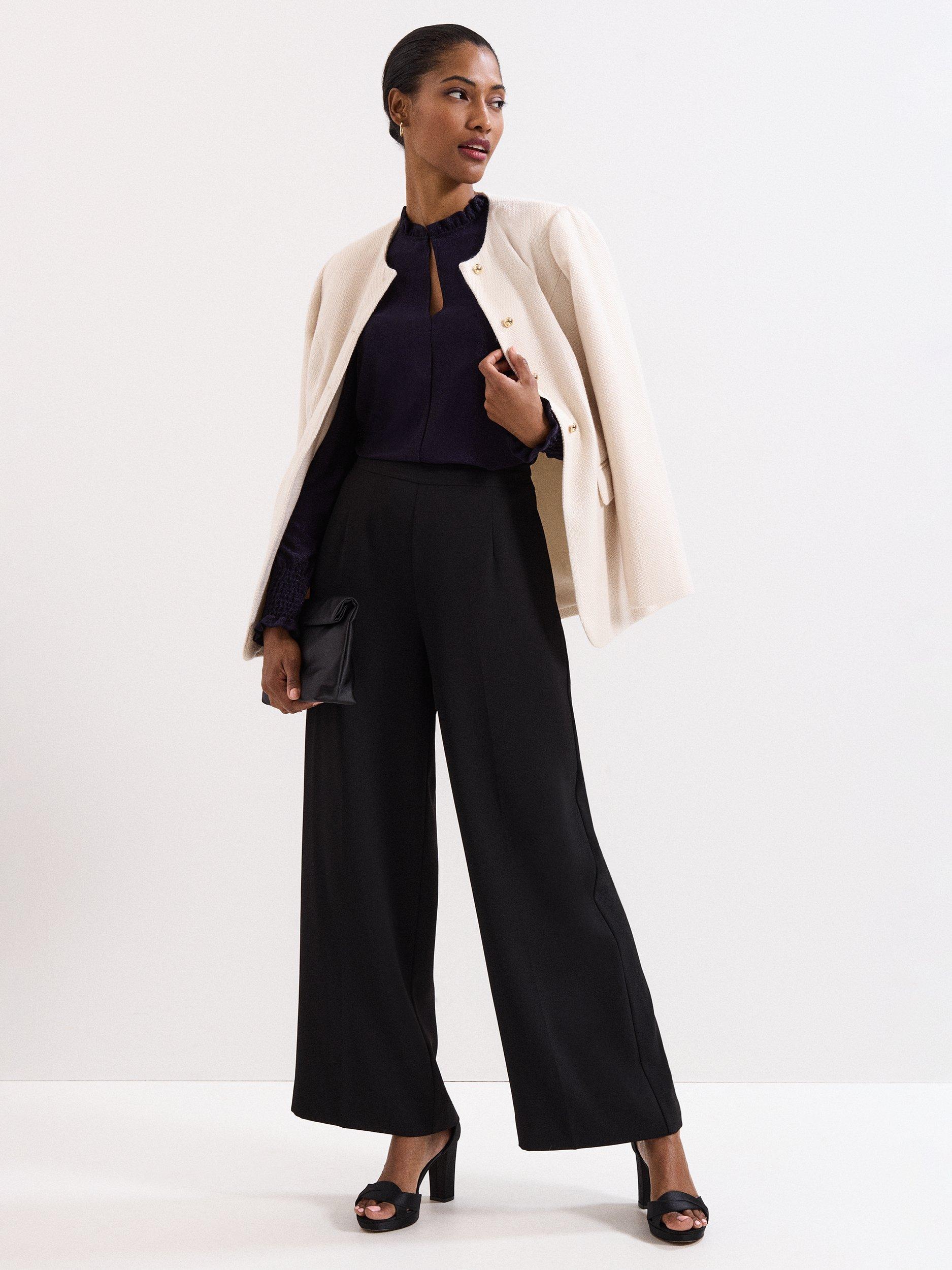 Product image 9 of 9, which shows Phase Eight Imogen Shimmer Top, Purple, 8