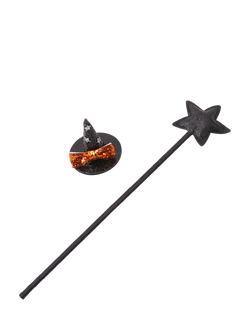 Angels by Accessorize Kids' Halloween Witch Set, Black, Black