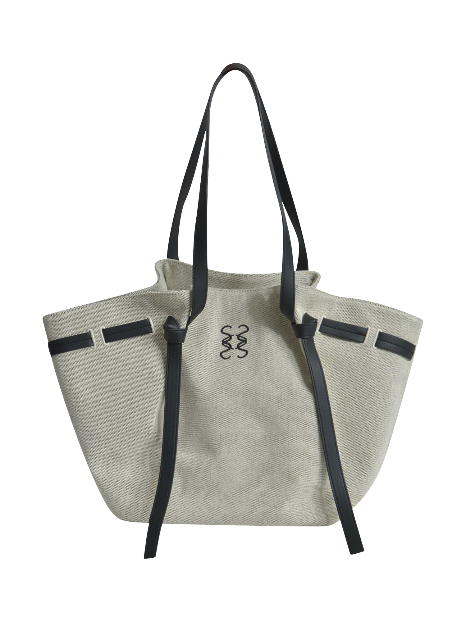 Product image 1 of 6, which shows Smith & Soul Canvas Tote Bag, Grey/Black, One Size