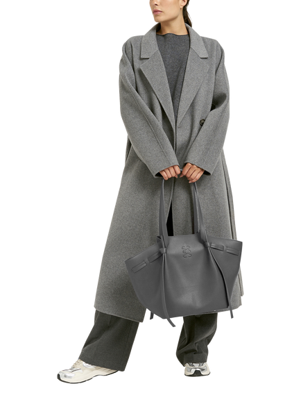 Smith & Soul Faux Leather Tote Bag, Grey - view 2, Grey