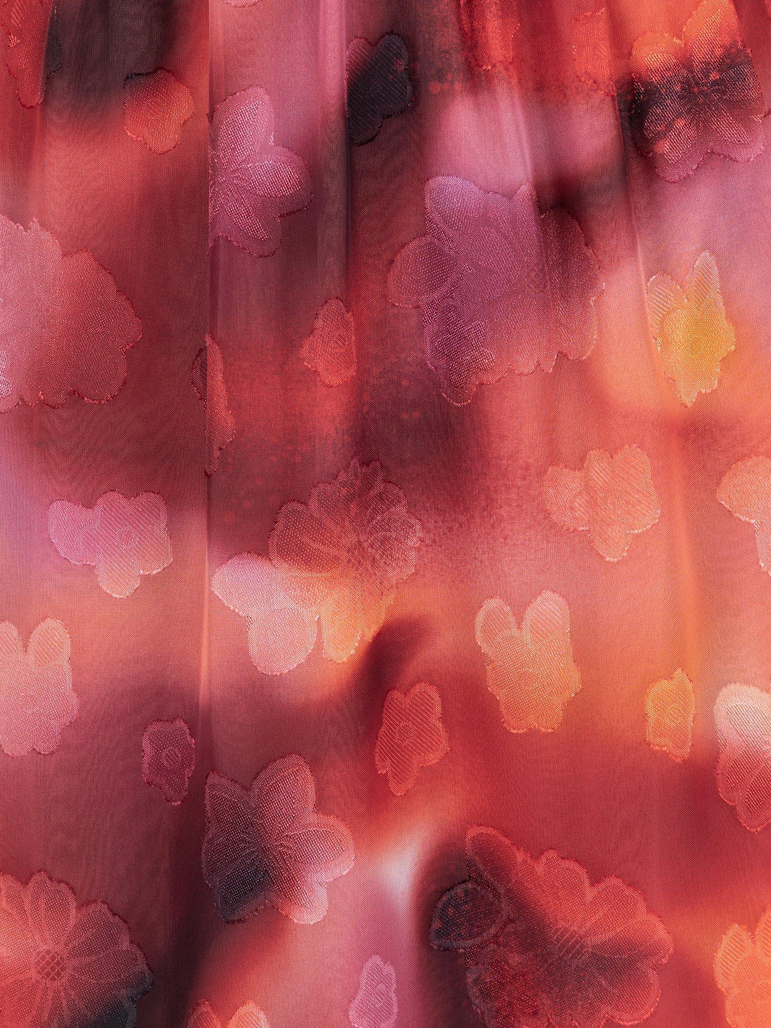 Product image 10 of 10, which shows Lovedrobe Floral Burnout V-Neck Mini Dress, Multi Burnout, 8