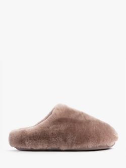 Just Sheepskin Women's Louise Sheepskin Slippers, Coffee, Coffee