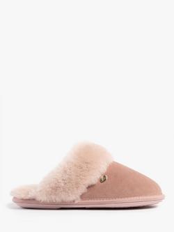 Just Sheepskin Duchess Sheepskin Mule Slippers, Pink