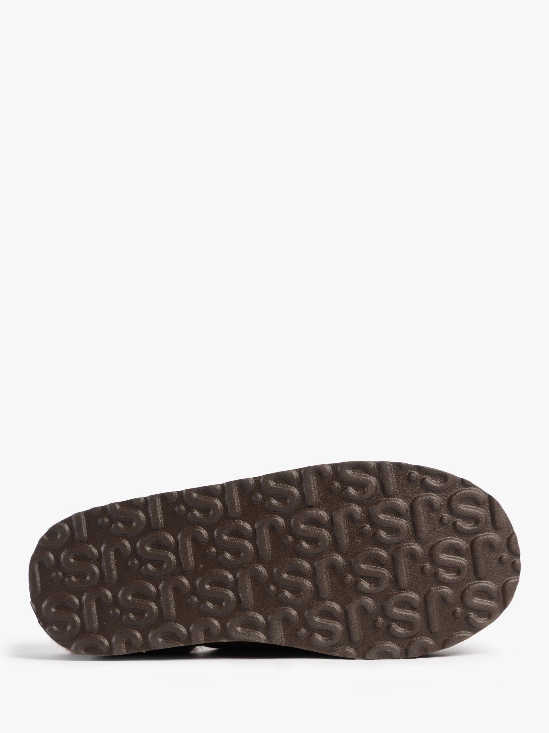 Product image 7 of 8, which shows Just Sheepskin Mabel Sheepskin Platform Mule Slippers, Chocolate, 4