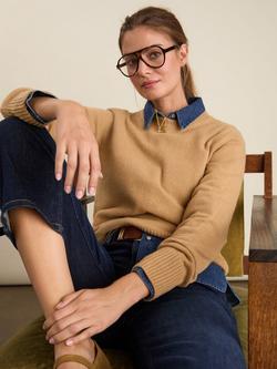 Baukjen Zucca Wool Rich Jumper, Taupe, Taupe